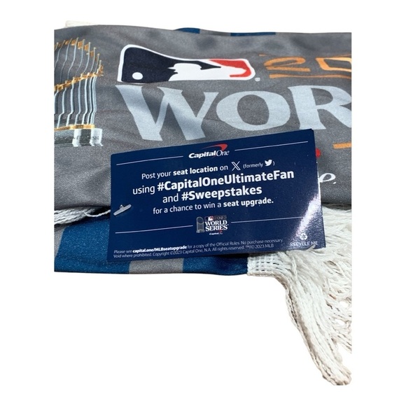 2023 Texas Rangers Game 1 World Series Scarf (Fan Give Away) - Picture 2 of 4